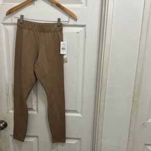 Good American Tan Lounge Leggings with Stretchy Fit